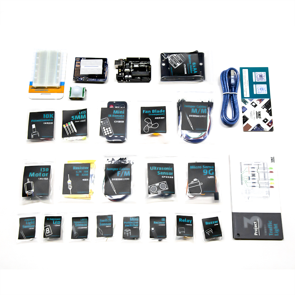 Набор для начинающих Arduino UNO R3 DIP